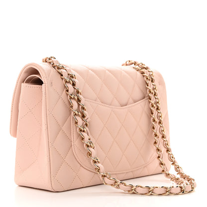 Chanel Caviar Quilted Small Double Flap Light Pink 2 of 10