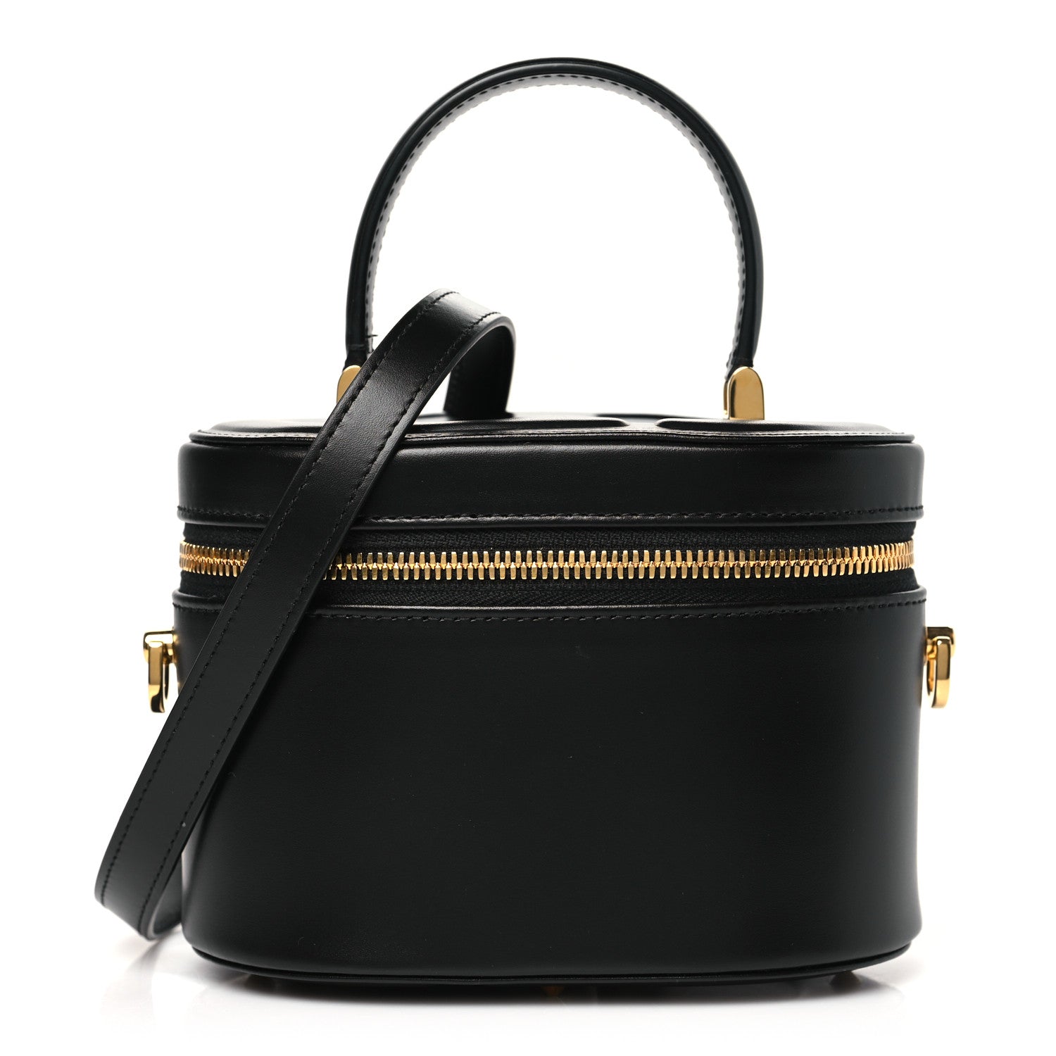 Christian Dior Lambskin Signature CD Vanity Case Black 1 of 11