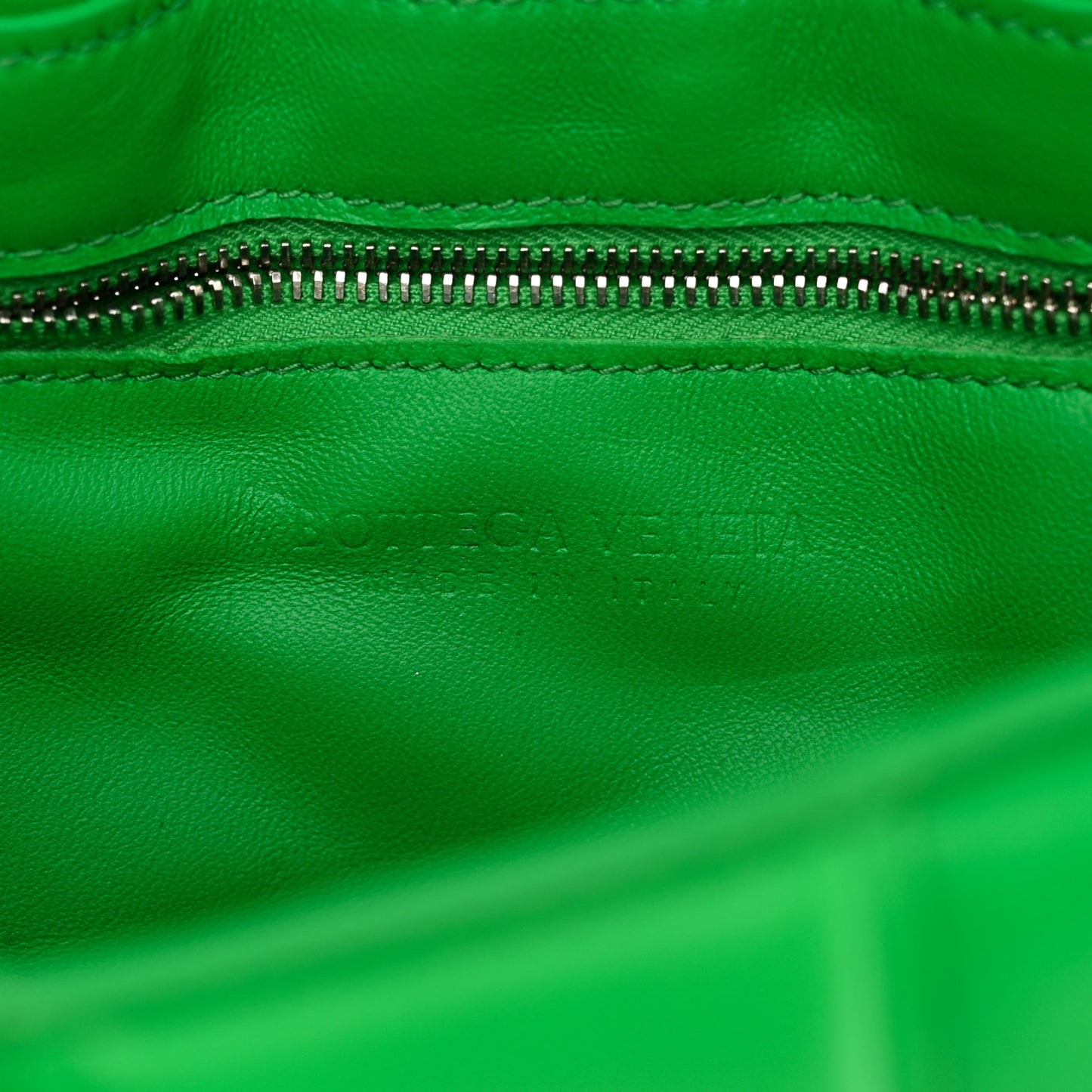 Nappa Maxi Intreccio Padded Cassette Crossbody Bag Parakeet