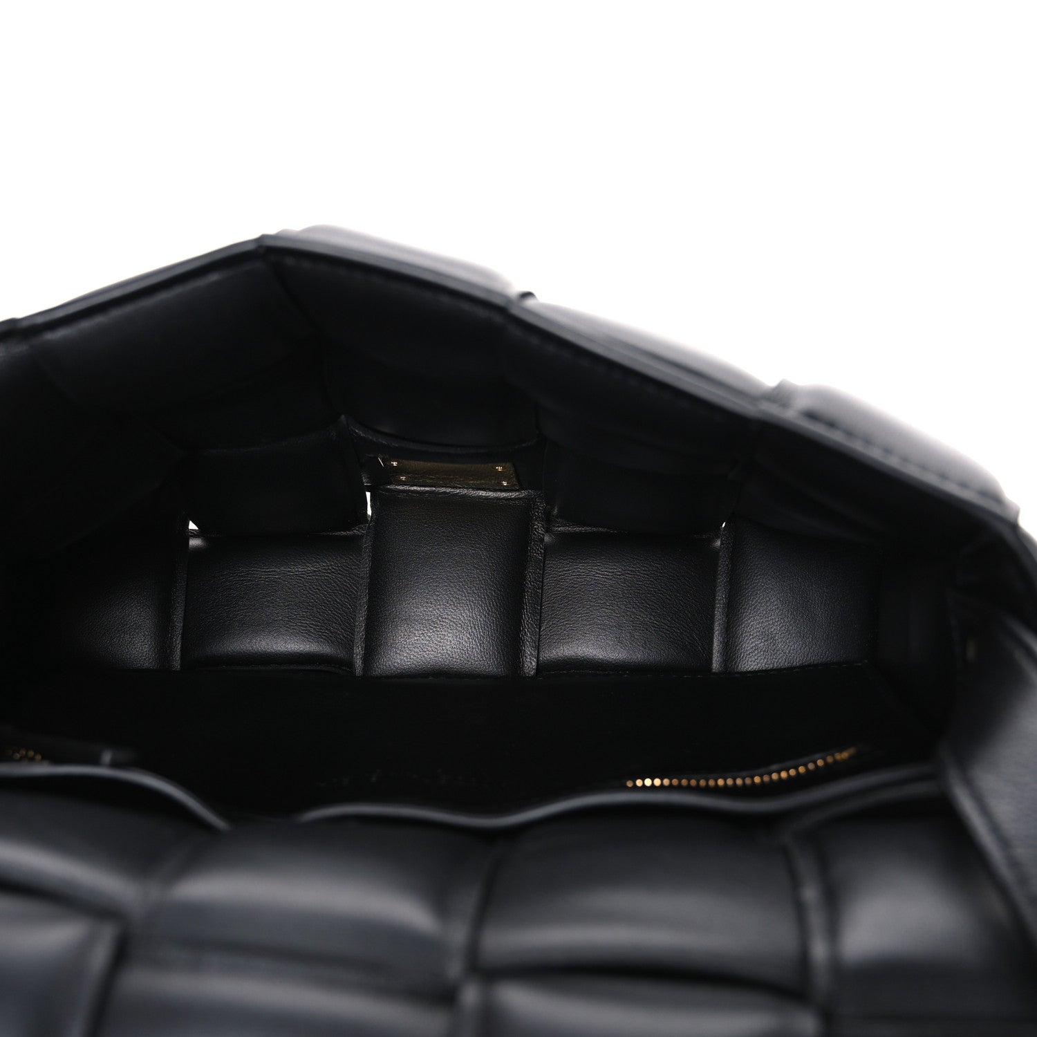 Bottega Veneta Nappa Maxi Intreccio Padded Cassette Crossbody Bag Black 4 of 10