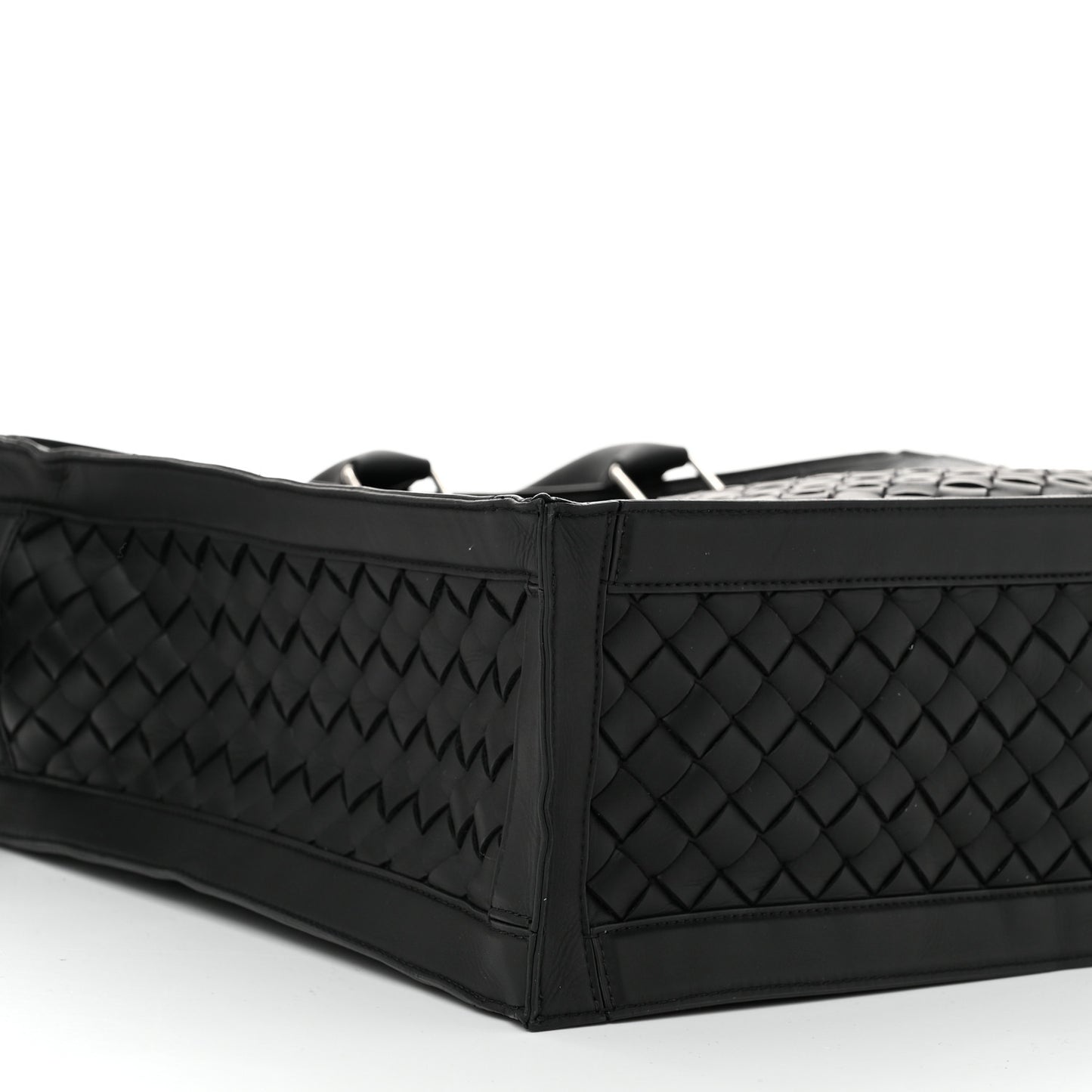 Nappa Intrecciato Briefcase Black