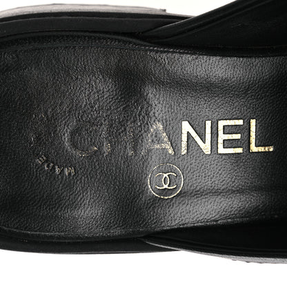Chanel Lambskin Quilted CC Turnlock Mules 36.5 Black 9 of 10