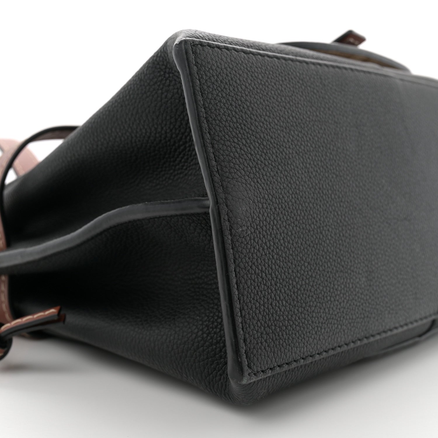 Loewe Calfskin Small Gate Tote Pecan Black 8 of 10