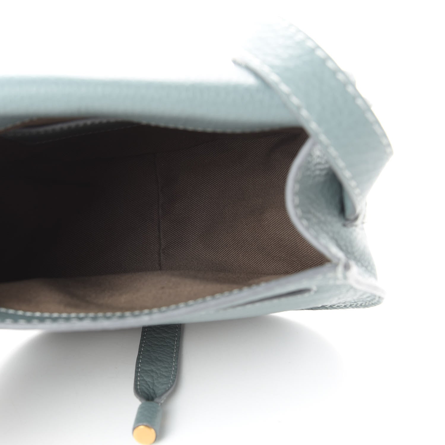 Chloe Calfskin Mini Marcie Round Crossbody Bag Faded Blue 5 of 11