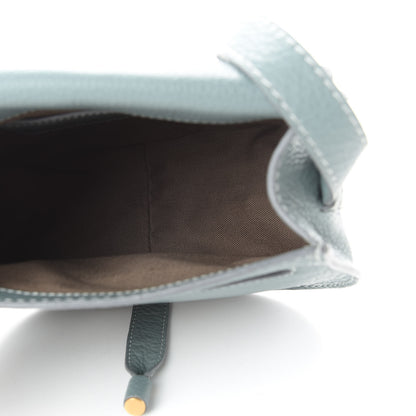 Chloe Calfskin Mini Marcie Round Crossbody Bag Faded Blue 5 of 11
