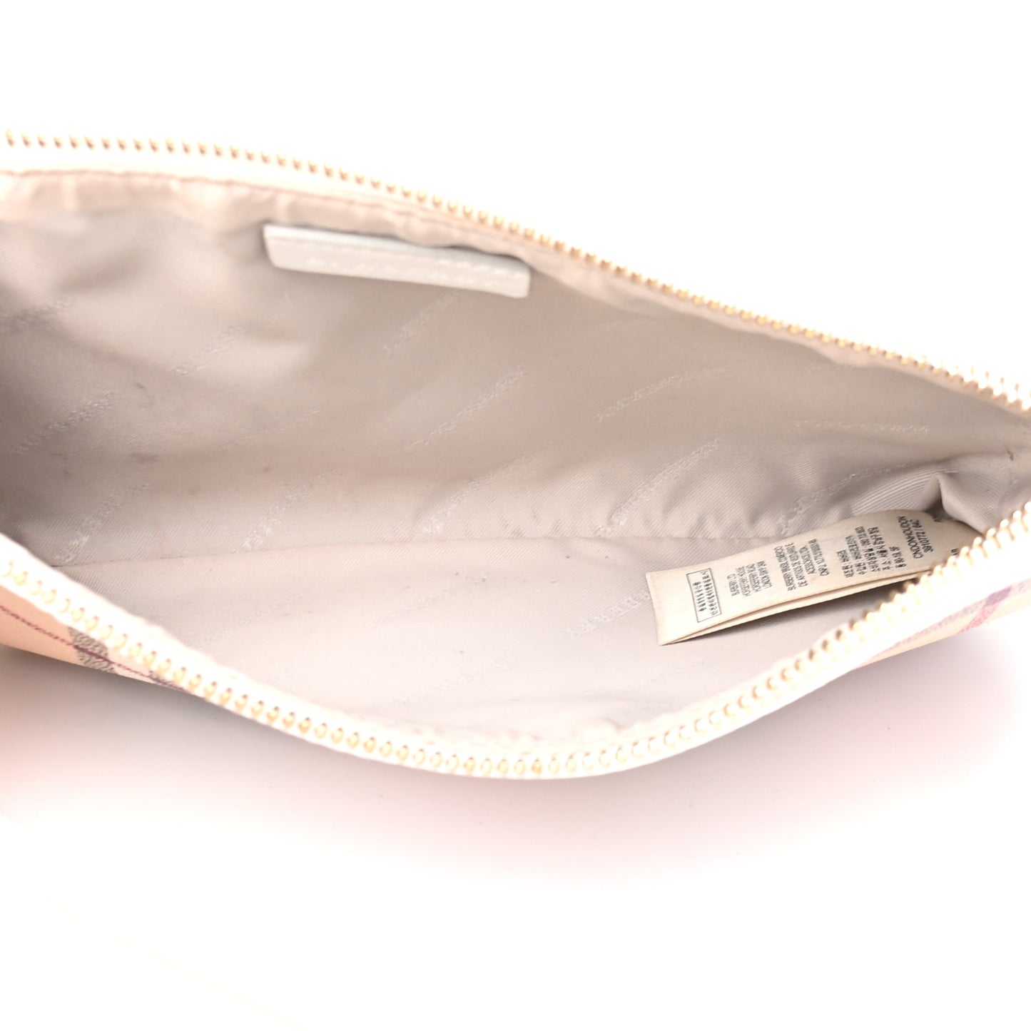 Haymarket Check Small Peyton Crossbody Clutch Bag White