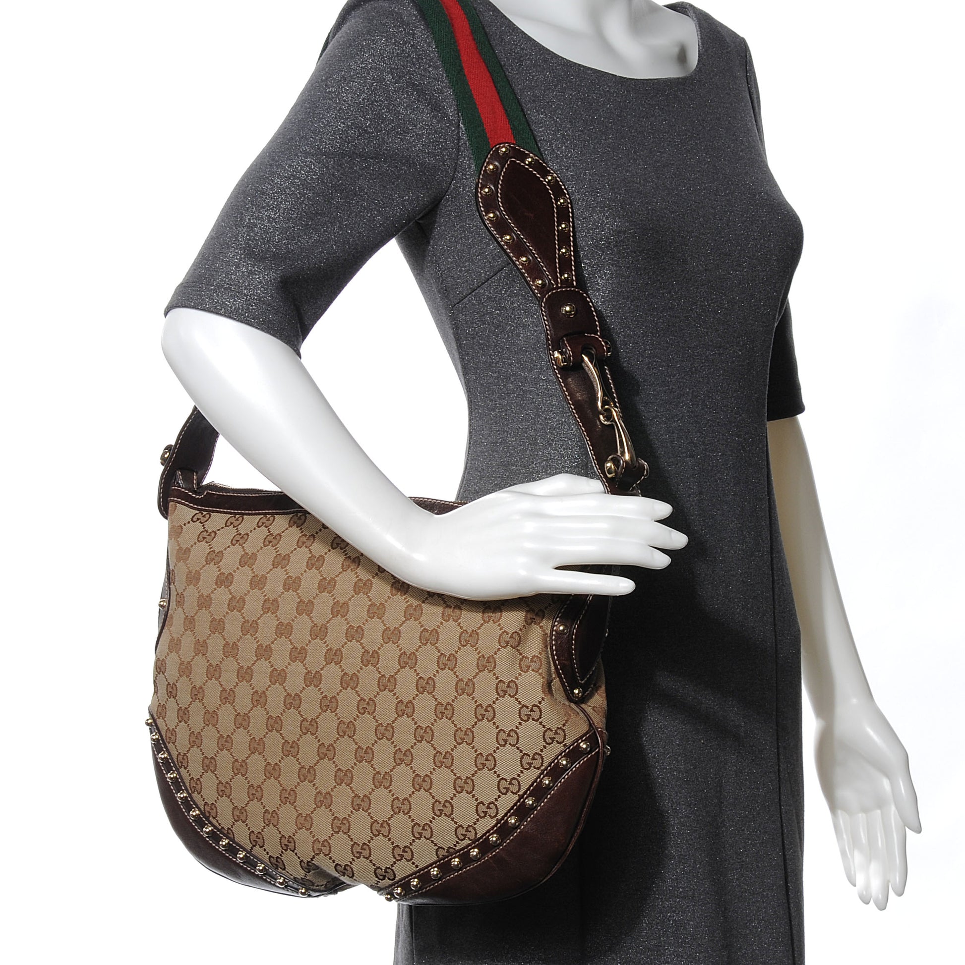 Gucci Monogram Pelham Medium Messenger Bag Ebony 2 of 7