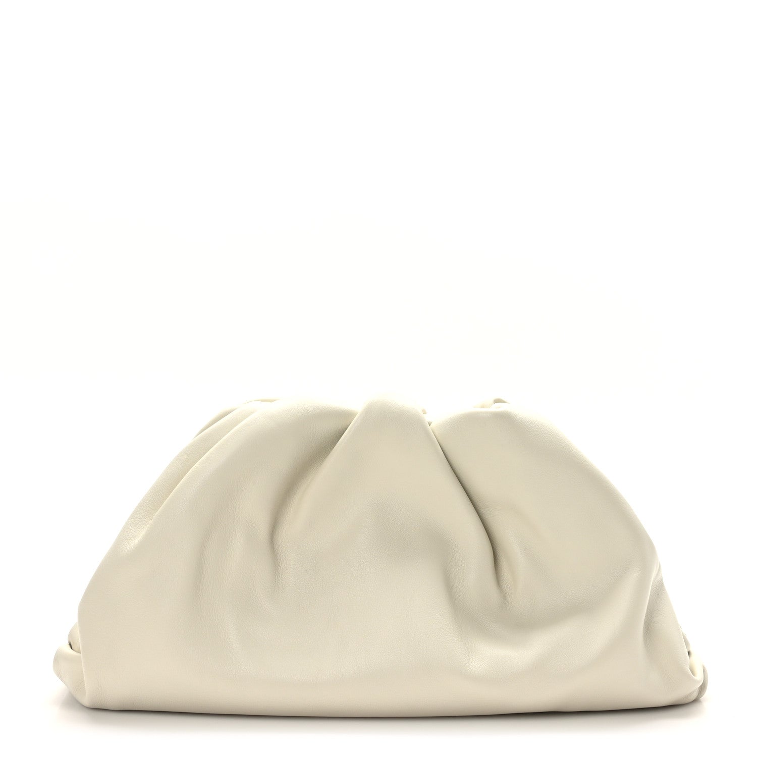 Bottega Veneta Smooth Butter Calf The Pouch Oversized Clutch Plaster 1 of 8