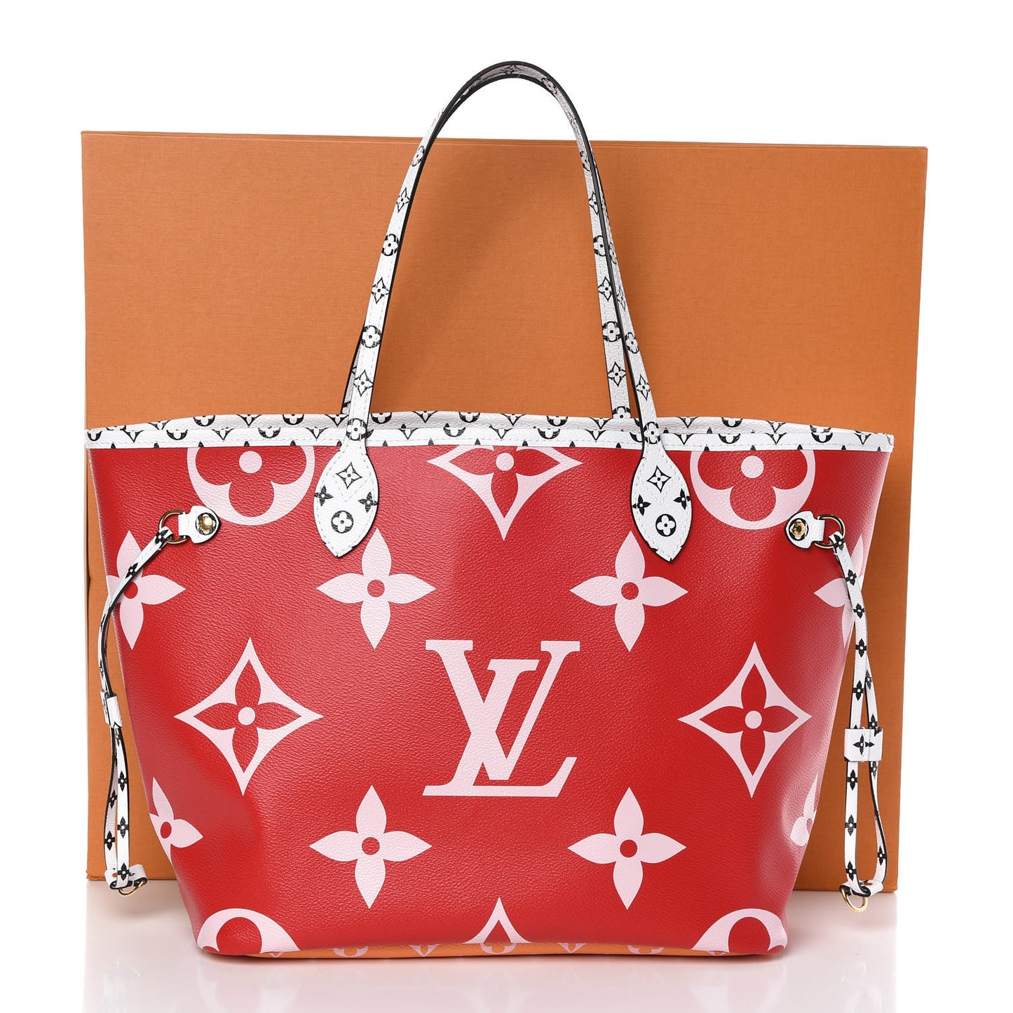 Monogram Giant Neverfull MM Rouge