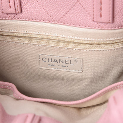 Chanel Grained Calfskin Small CC Pocket Tote Pink 6 of 9