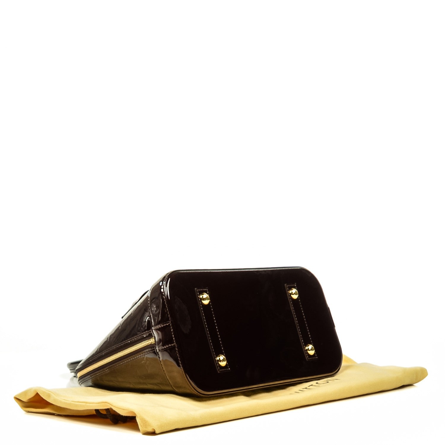 Louis Vuitton Vernis Alma MM Amarante 4 of 8