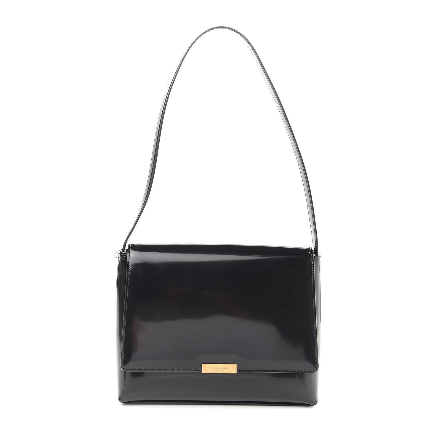 Patent Le 90 Shoulder Bag Black