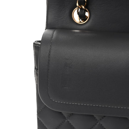 Chanel Caviar Quilted Medium Double Flap Dark Grey 11 of 13