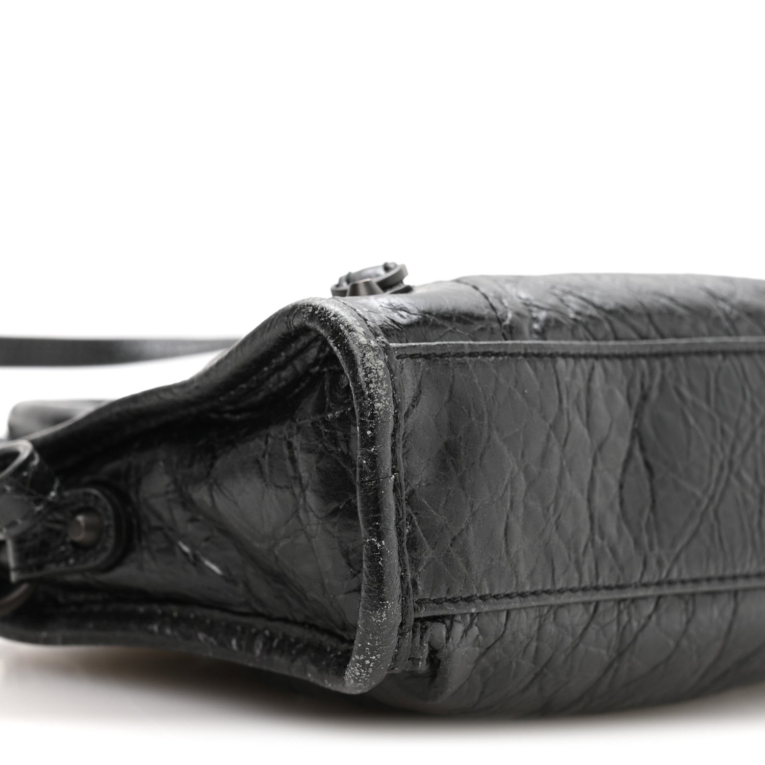 Balenciaga Agneau Arena Classic Hardware Nano Le City Black 9 of 10