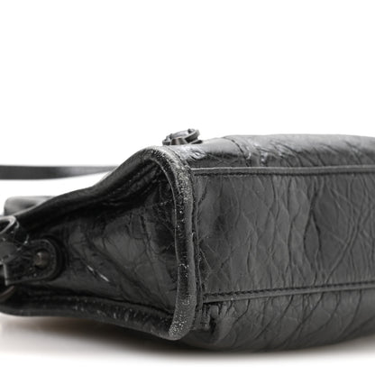 Balenciaga Agneau Arena Classic Hardware Nano Le City Black 9 of 10