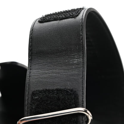 Hermes Calfskin Mens Chypre Sandals 43 Black 9 of 14