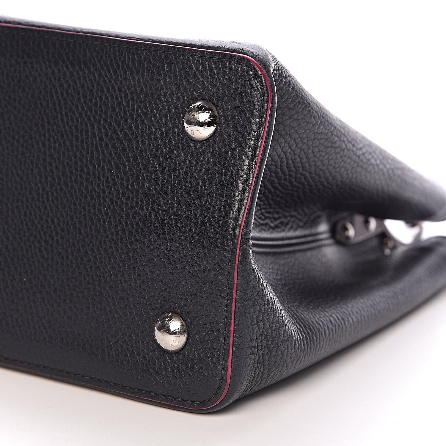 Louis Vuitton Taurillon Capucines MM Cobalt 9 of 10