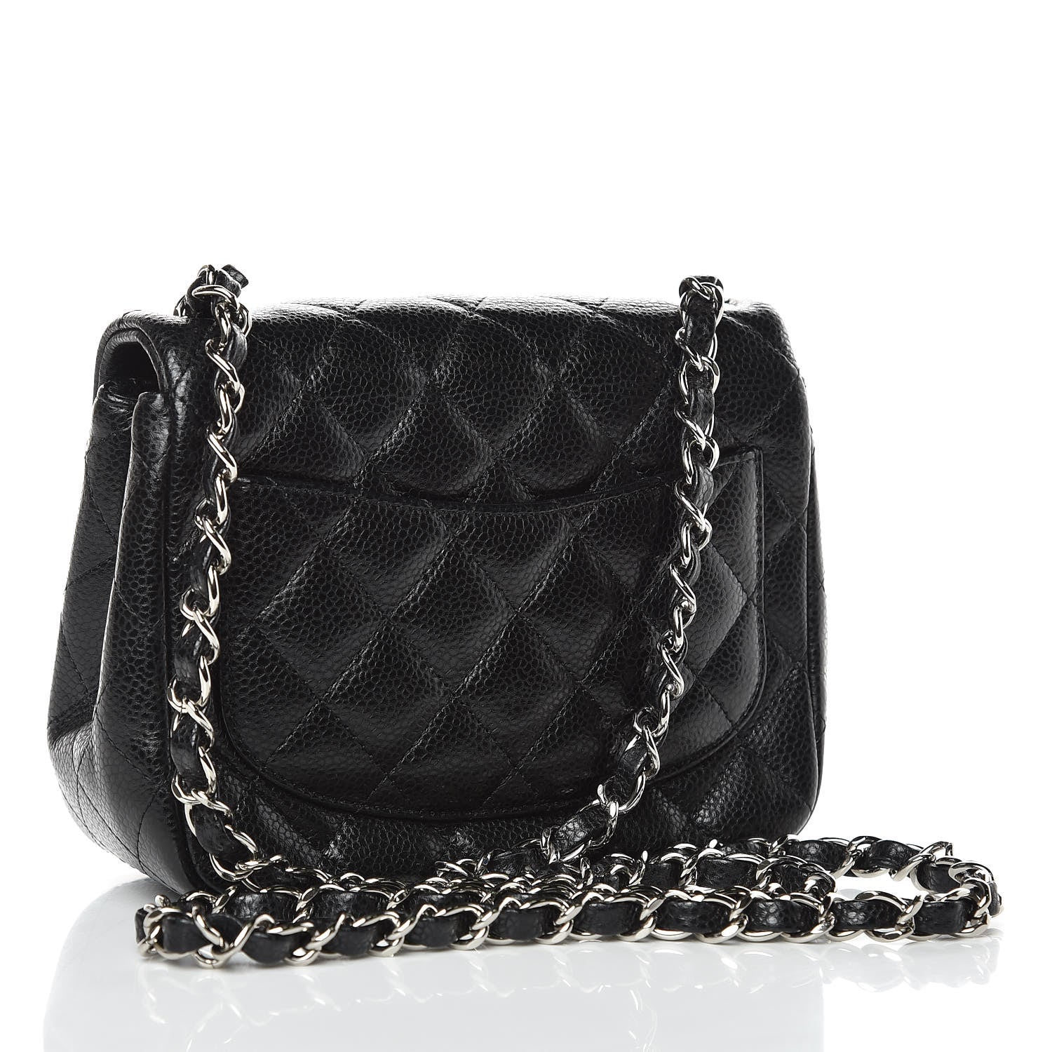 Chanel Caviar Quilted Mini Square Flap Black 3 of 9
