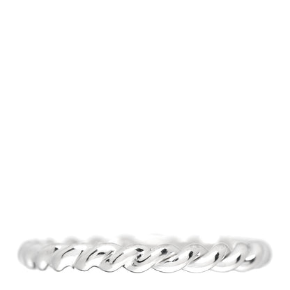 Tiffany Sterling Silver Twist Rope Ring 49 5 1 of 4
