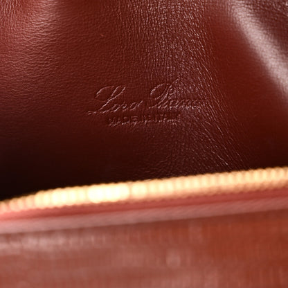 Loro Piana Lizard L19 Extra Pocket Pouch Smoked Caramel 5 of 9