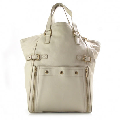 Saint Laurent Large Downtown Tote Ivory 1 of 11