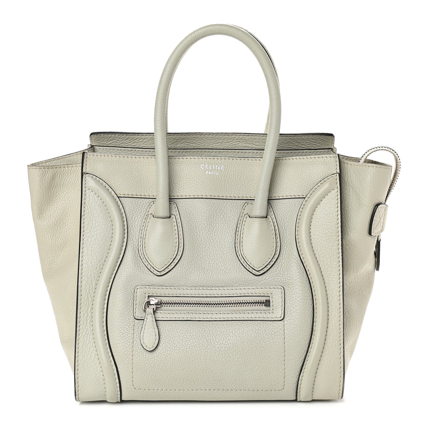 Drummed Calfskin Micro Luggage Lune