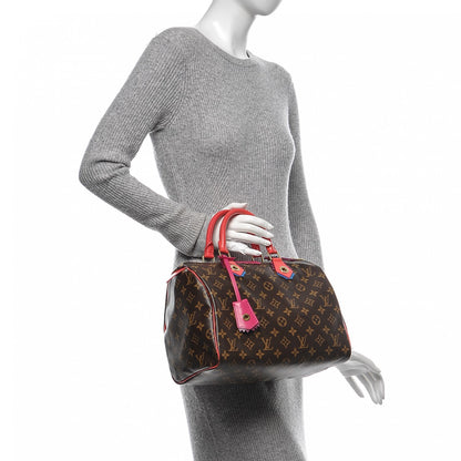 Louis Vuitton Monogram Totem Speedy 30 Flamingo 2 of 6