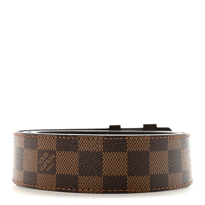 Louis Vuitton Damier Ebene LV Initiales 90 36 Belt 2 of 5