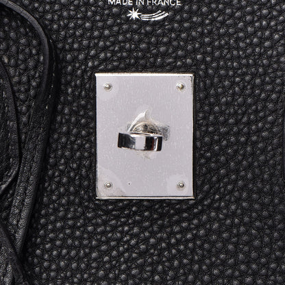 Hermes Taurillon Clemence Birkin 35 Black 28 of 39