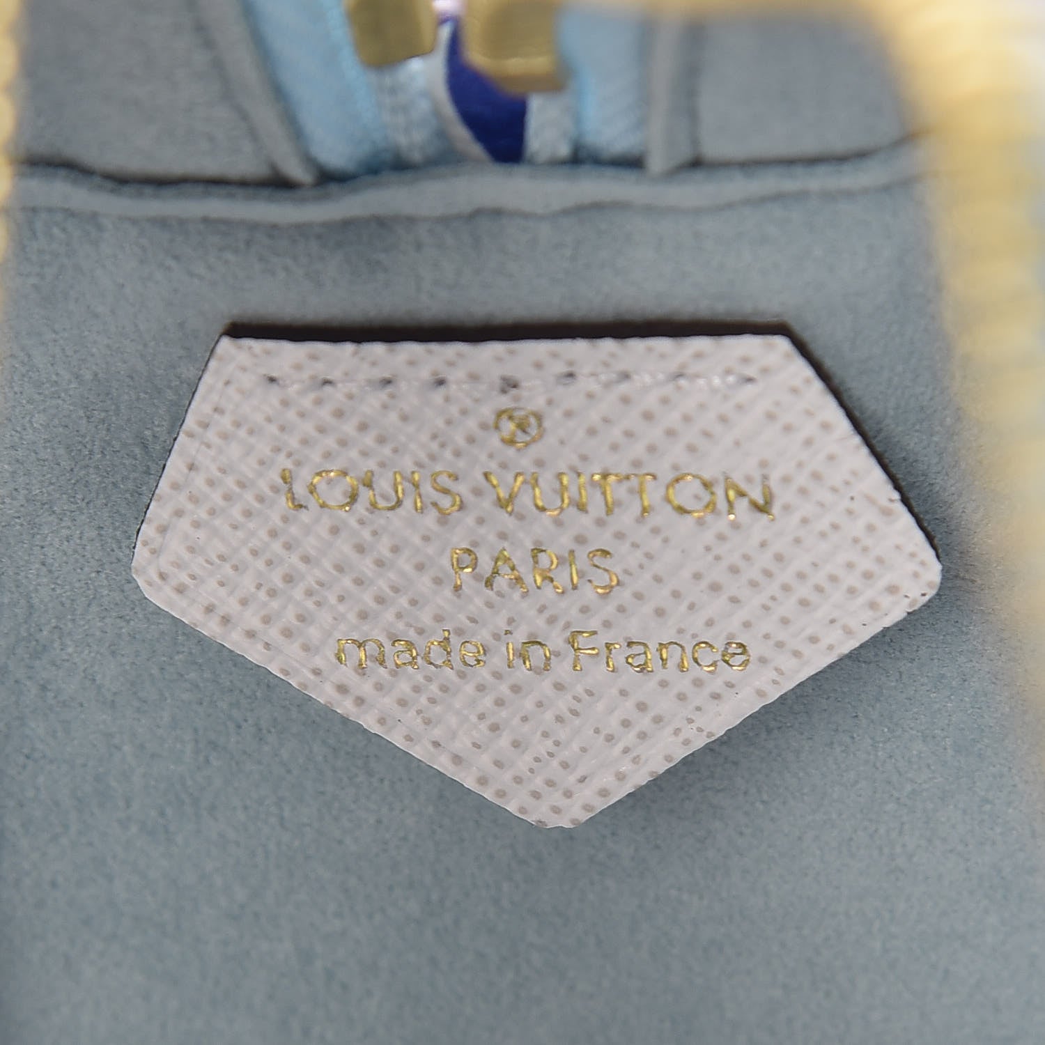 Louis Vuitton Monogram Giant Portofino Beach Pouch Blue 9 of 10