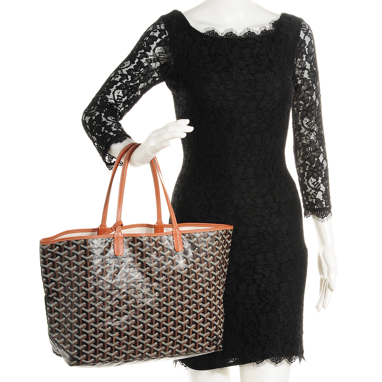 Goyard Goyardine Saint Louis PM Black Gold 2 of 8