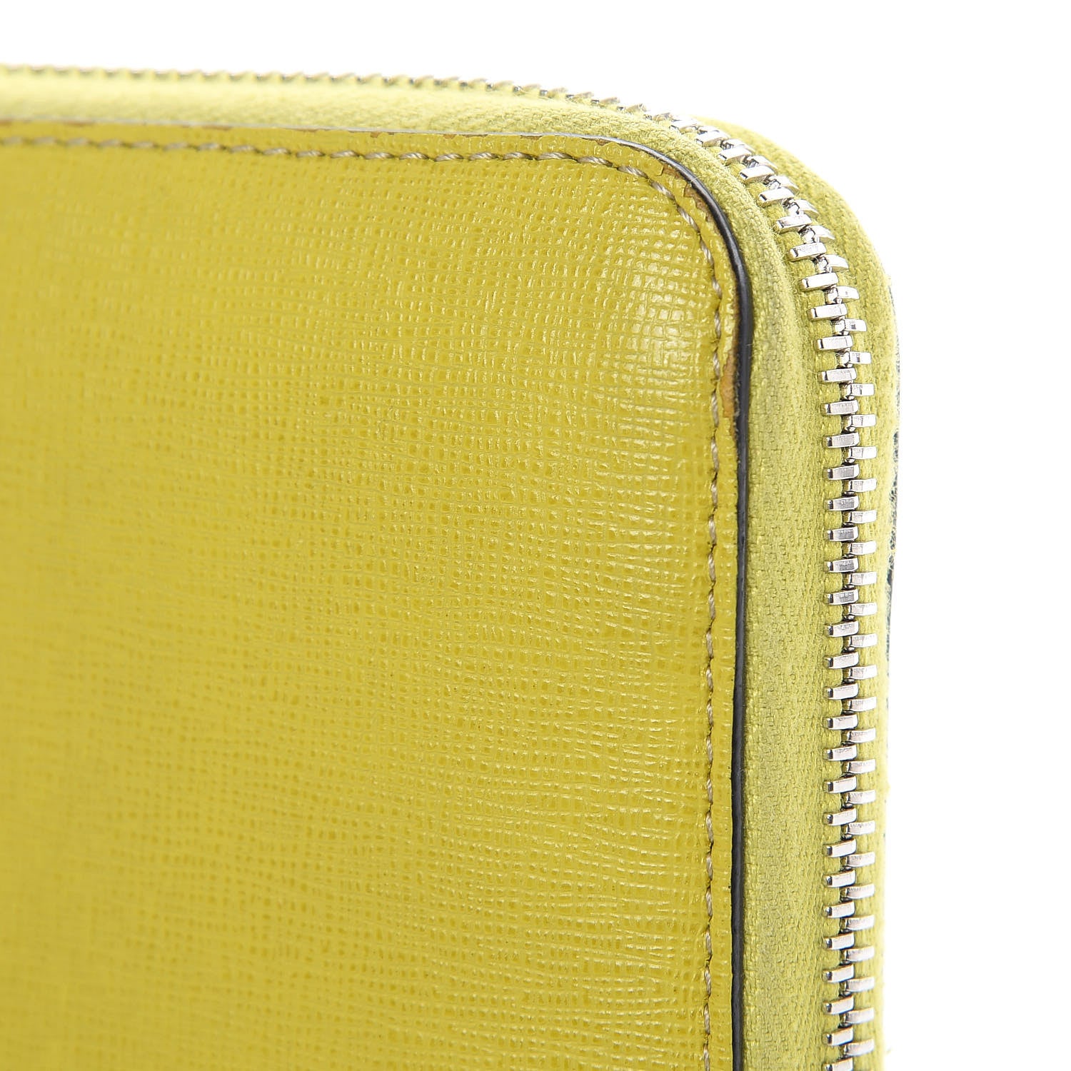 Fendi Vitello Elite Monster Eyes Inlay Bi-Color Zip Around Wallet Cedro Rosso Multicolor 13 of 13