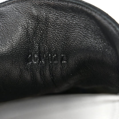 Hermes Goatskin Womens Ancora Moccasin Loafers 36 Black 8 of 10