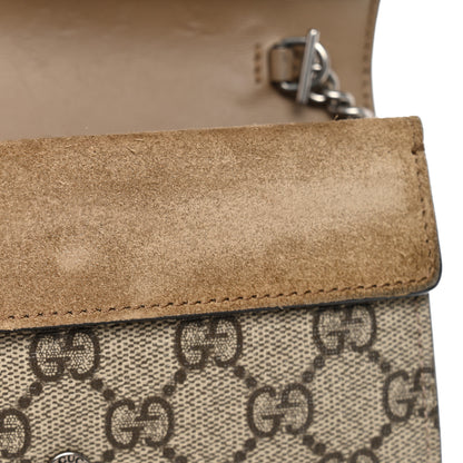 Gucci GG Supreme Monogram Super Mini Dionysus Shoulder Bag Taupe 10 of 10