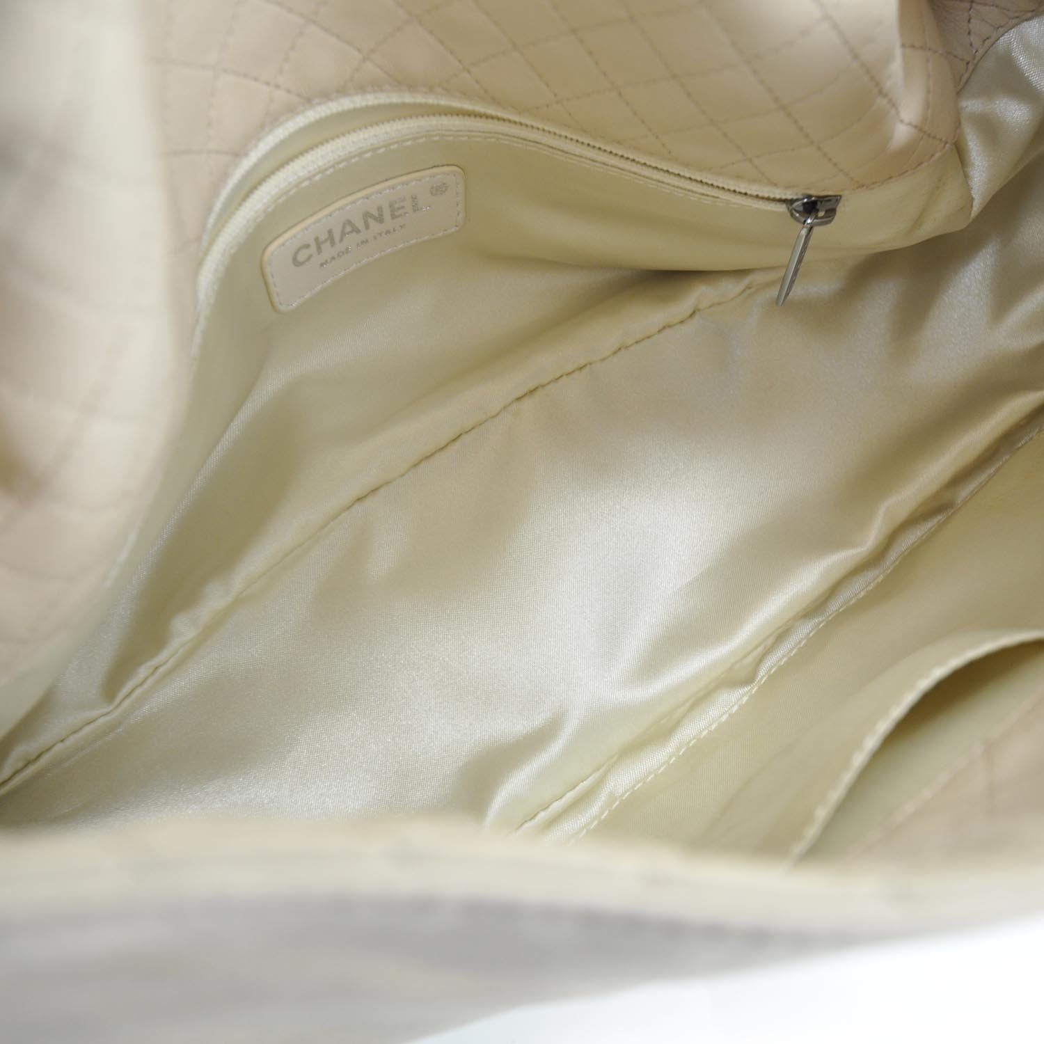 Chanel Lambskin Soft and Chain Large Flap Beige 6 of 10