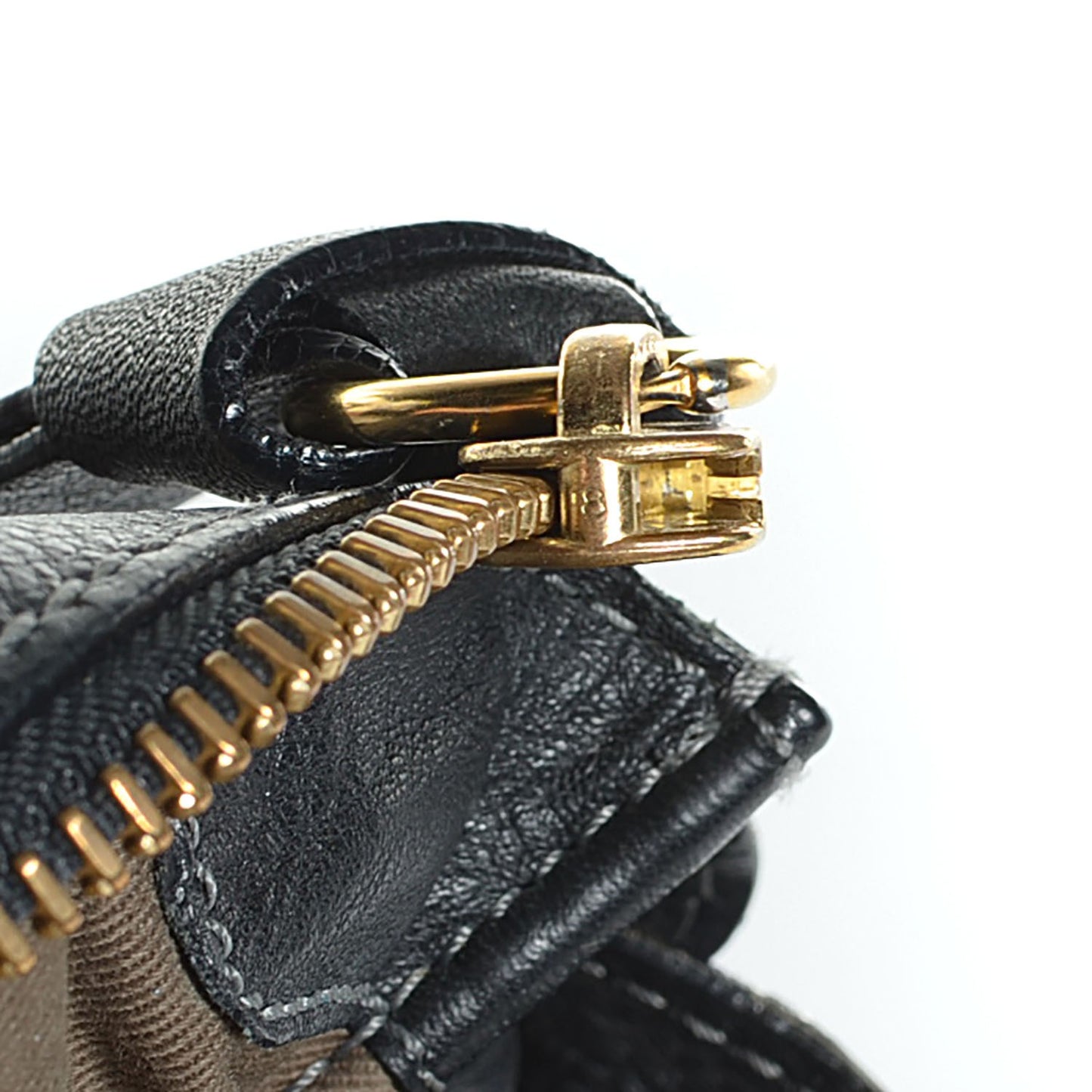 Calfskin Medium Marcie Satchel Black