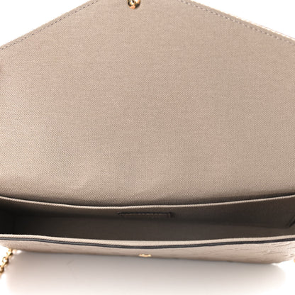 Louis Vuitton Empreinte Pochette Felicie Chain Wallet Tourterelle 6 of 10