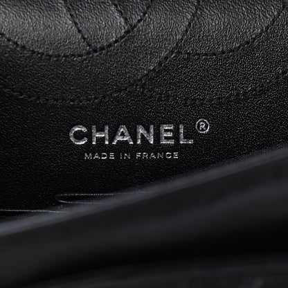 Chanel Aged Calfskin Chevron Quilted 2.55 Reissue 225 Flap So Black 6 of 10