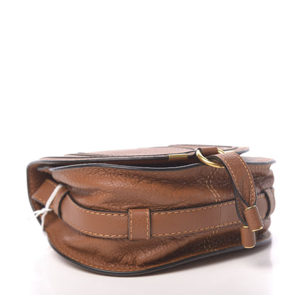 Chloe Calfskin Mini Marcie Round Crossbody Bag Tan 4 of 9