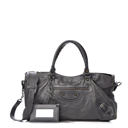 Balenciaga Agneau Classic Hardware Part Time Gris Tarmac 1 of 17