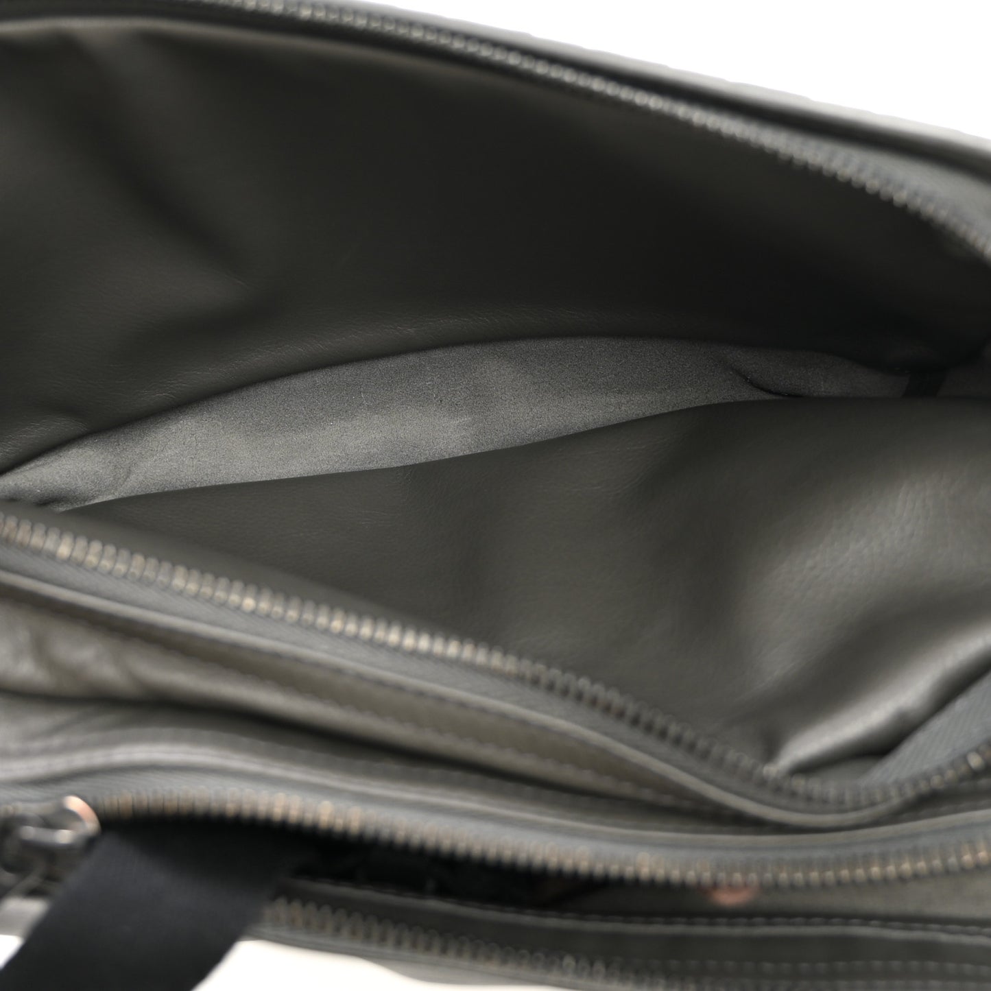 Nappa Intrecciato Belt Bag Light Graphite