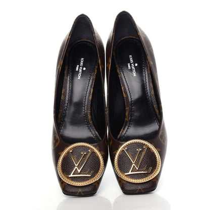 Louis Vuitton Monogram Madeleine Pumps 37 5 of 10