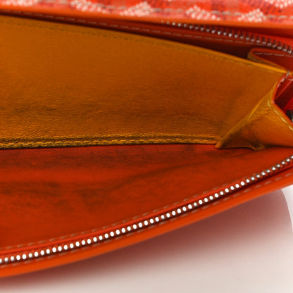 Goyard Goyardine Varenne Long Wallet Orange 14 of 15