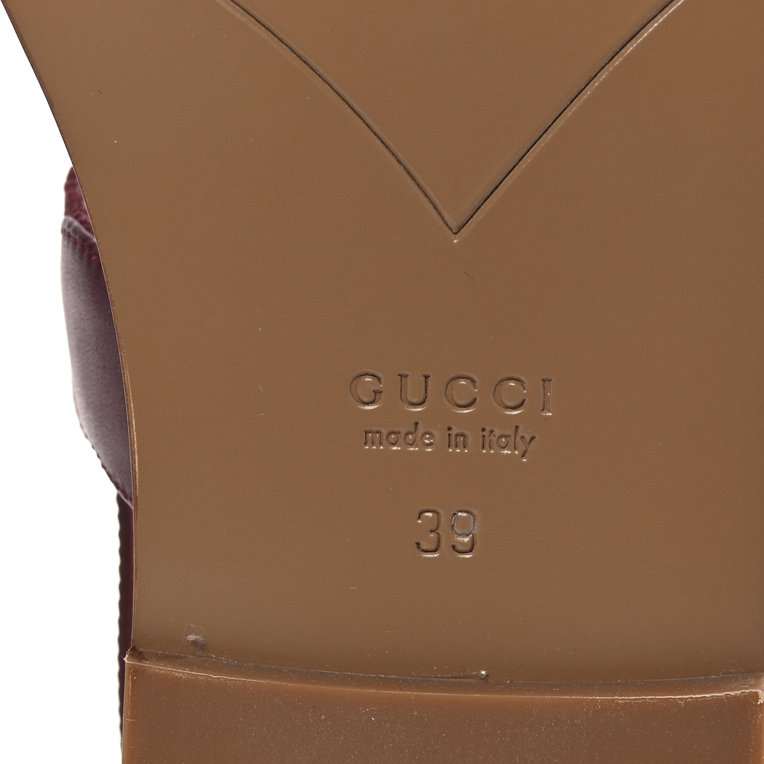 Gucci Canvas Calfskin Web GG Monogram Womens Sandals 39 Rosso Ancora 8 of 12