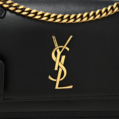 Saint Laurent Calfskin Medium Monogram Sunset Black 8 of 10