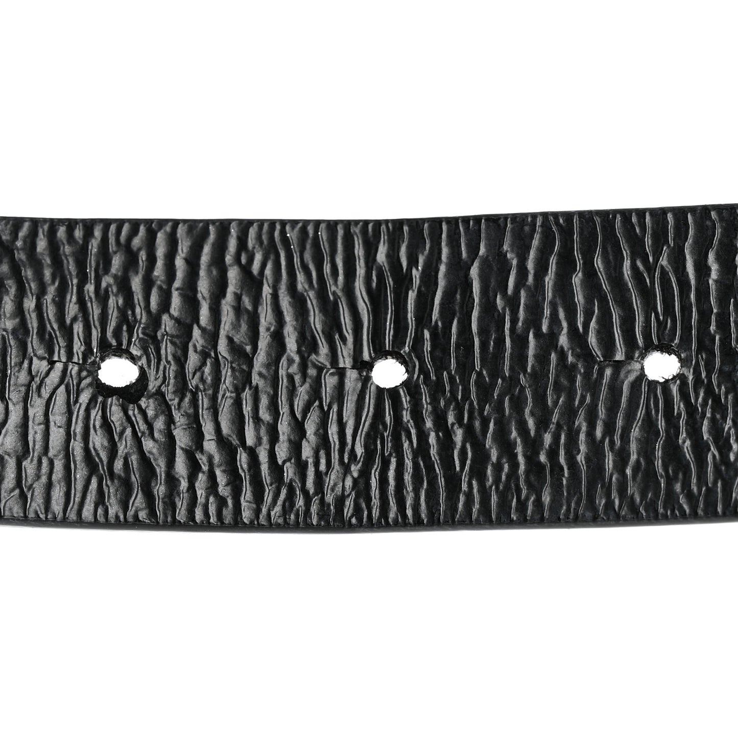 Glazed Calfskin CC Belt 90 36 Black