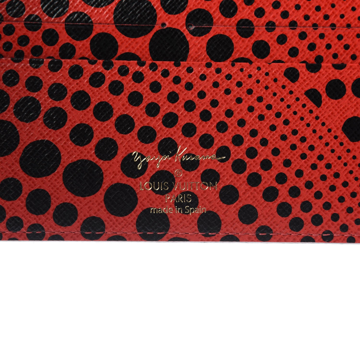 Louis Vuitton Monogram Kusama Waves Insolite Wallet Red 11 of 11
