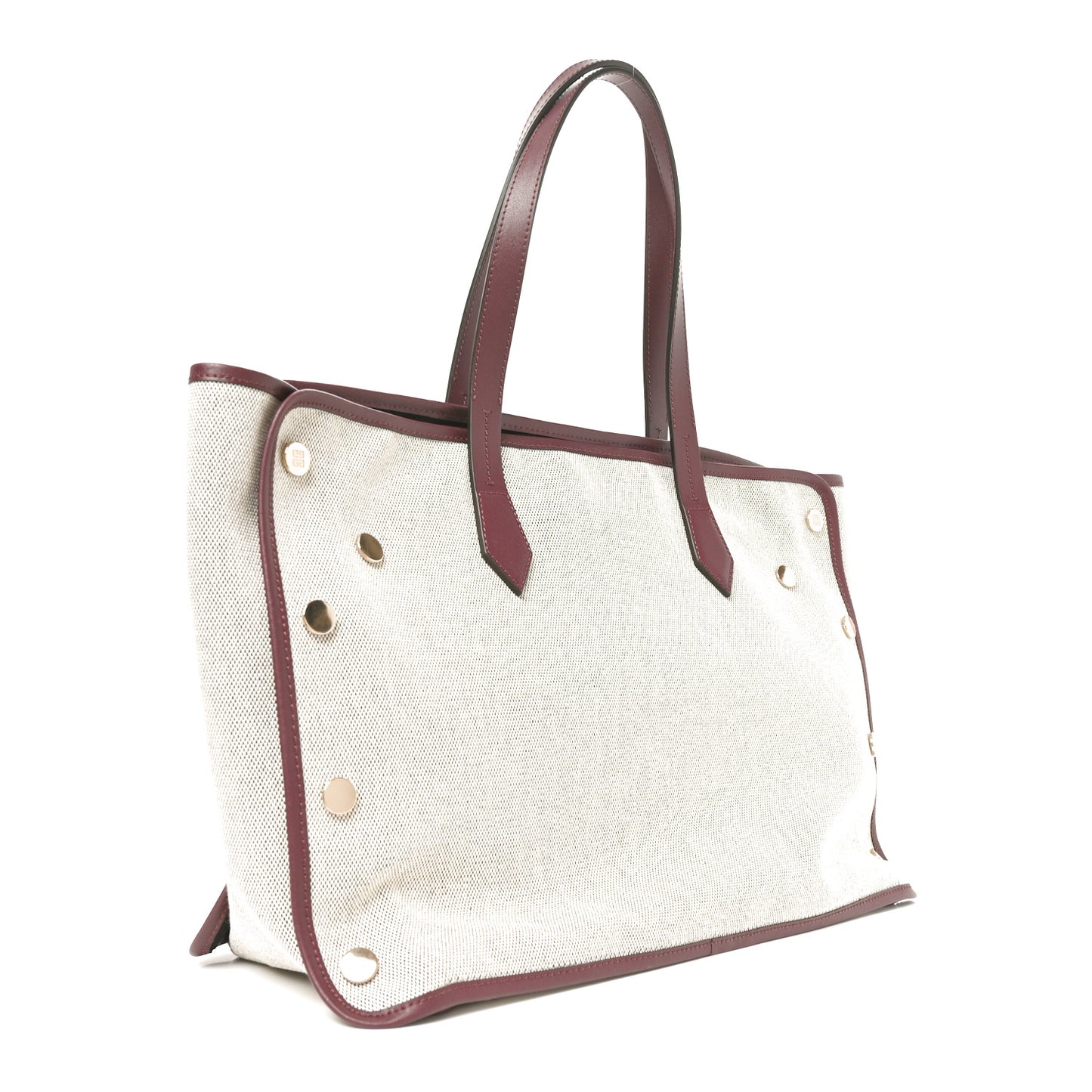 Canvas Medium Bond Shopper Tote Aubergine