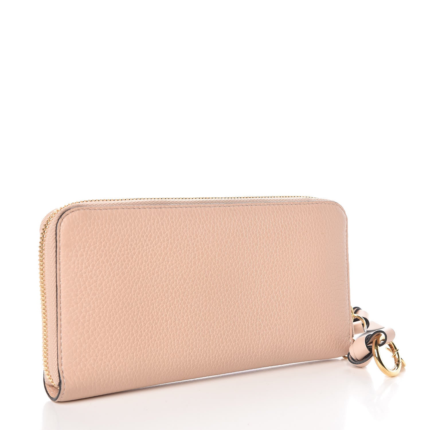 Chloe Grained Calfskin Alphabet Long Zip Around Wallet Blush Nude 3 of 9