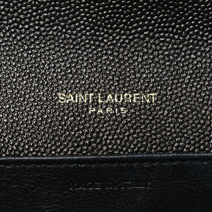 Saint Laurent Grain De Poudre Uptown Chain Wallet Black 5 of 6